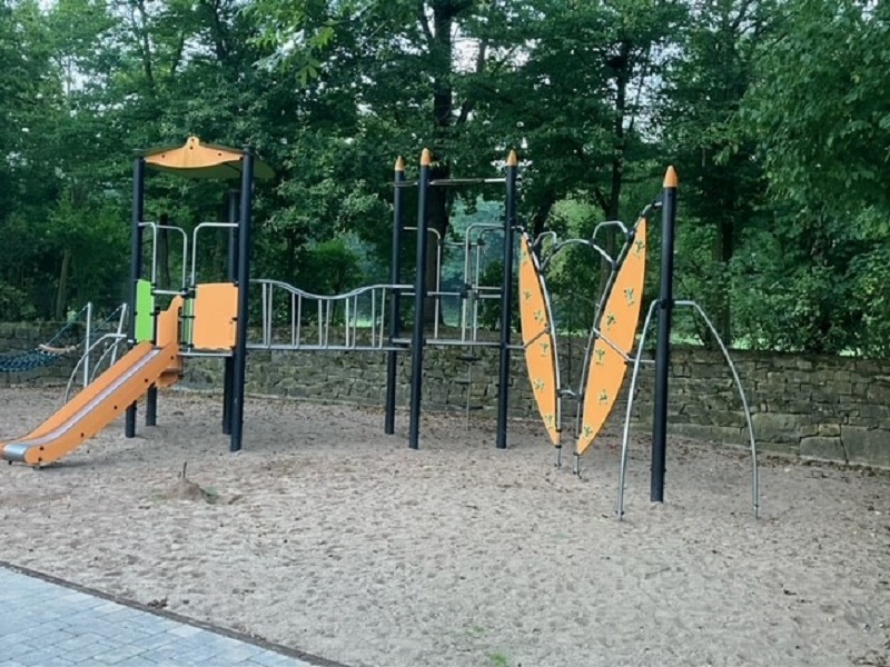 Klettergerüst im Garten